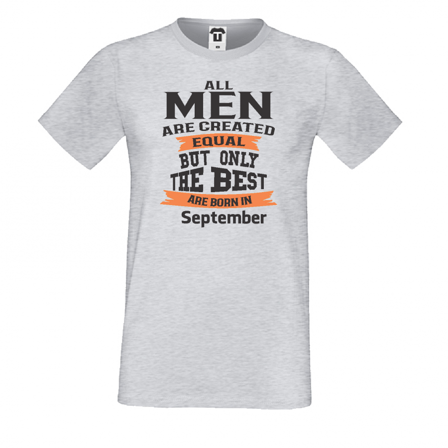 Ανδρική μπλούζα Only the Best Man are born in September