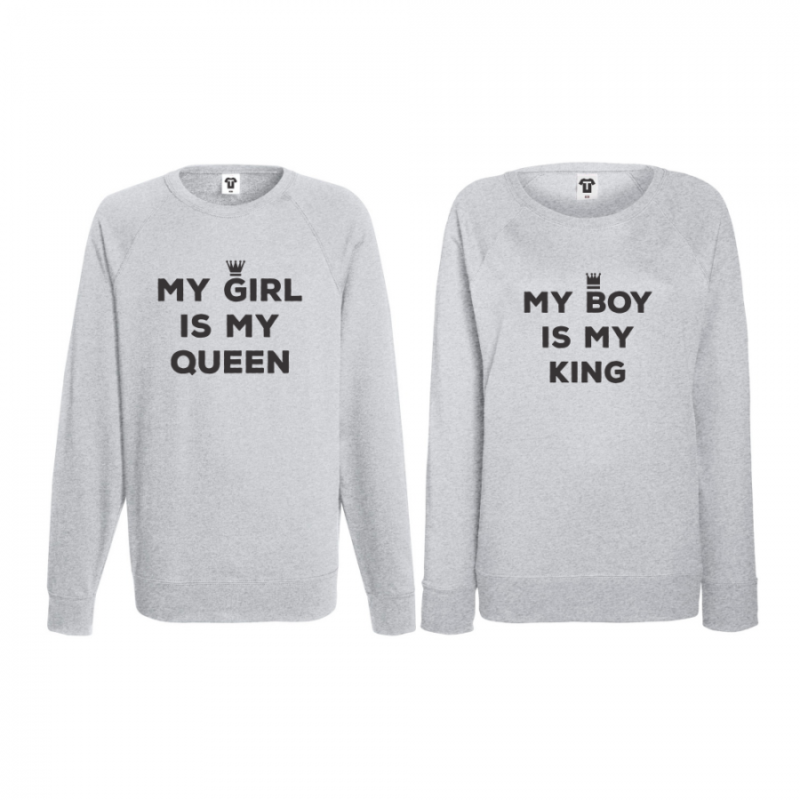 Σετ μπλούζες για ζευγάρια My Boy is My King