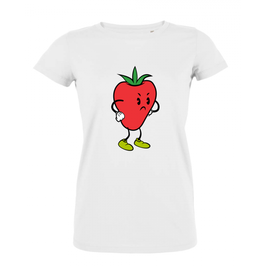 Γυναικεία άσπρη μπλούζα Strawberry