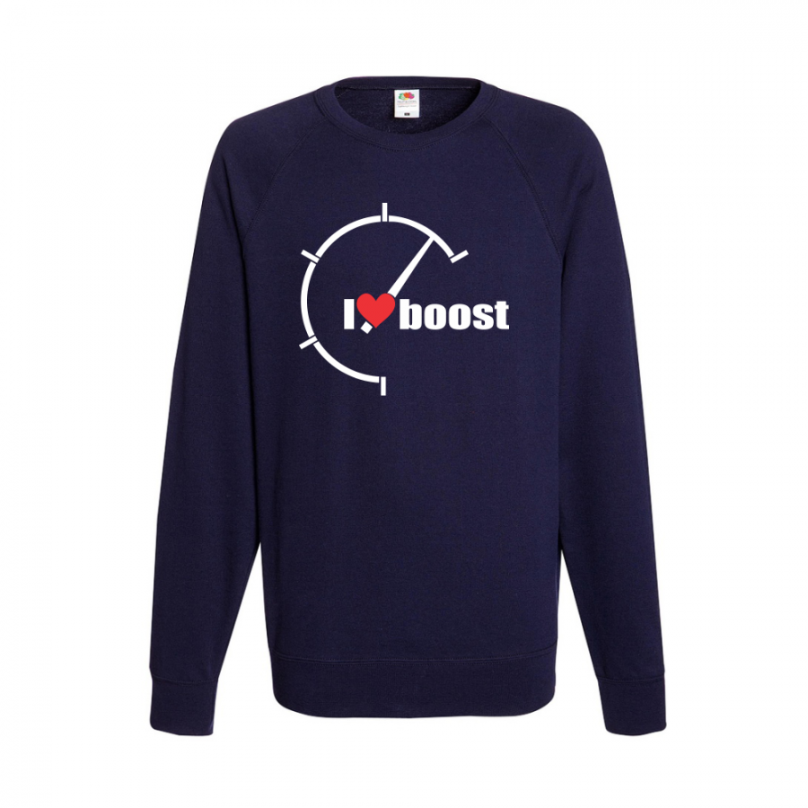 Ανδρική σκούρο μπλε μπλούζα I Love Boost 