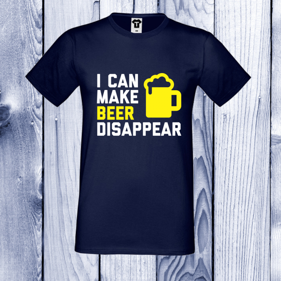 Ανδρική μπλούζα  I CAN MAKE BEER DISSAPEAR