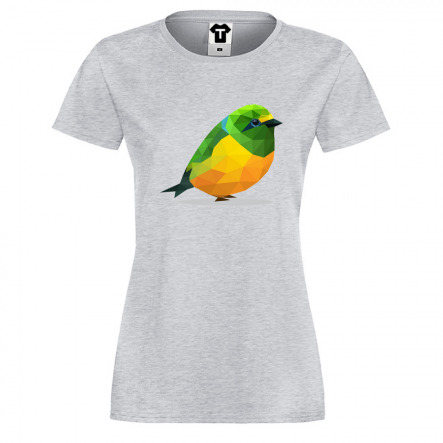 Γυναικεία μπλούζα Bird Polygonal