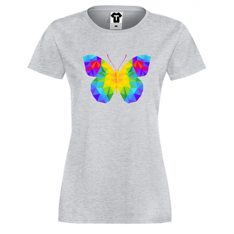 Γυναικεία μπλούζα Butterfy Polygonal