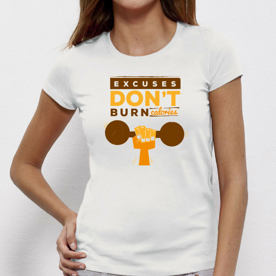 Γυναικεία μπλούζα Excuses Don't Burn Calories