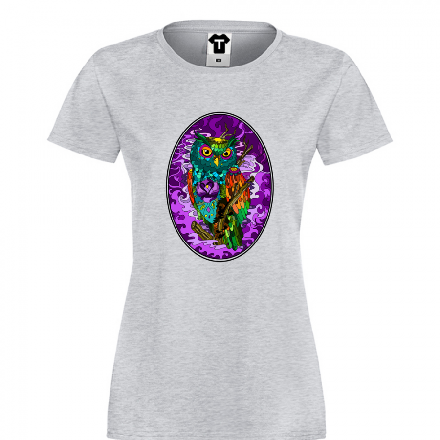 Γυναικεία μπλούζα Purple Owl