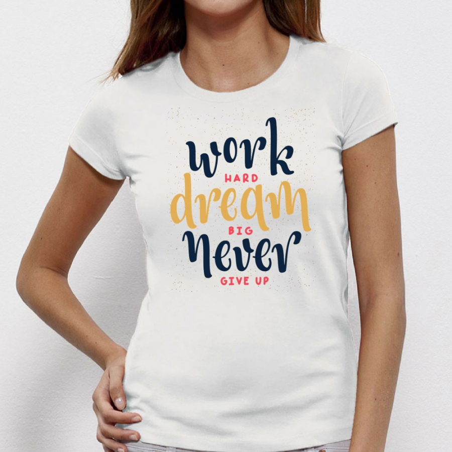 Γυναικεία μπλούζα Work Hard Dream Big