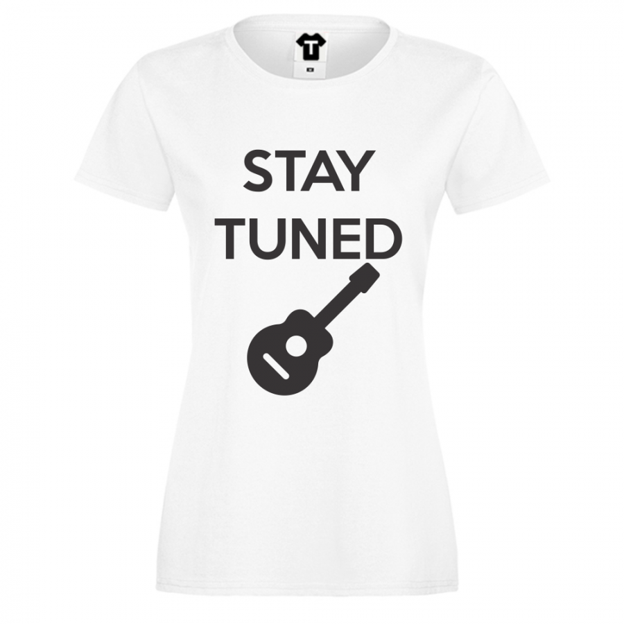 Γυναικεία άσπρη μπλούζα Stay Tuned
