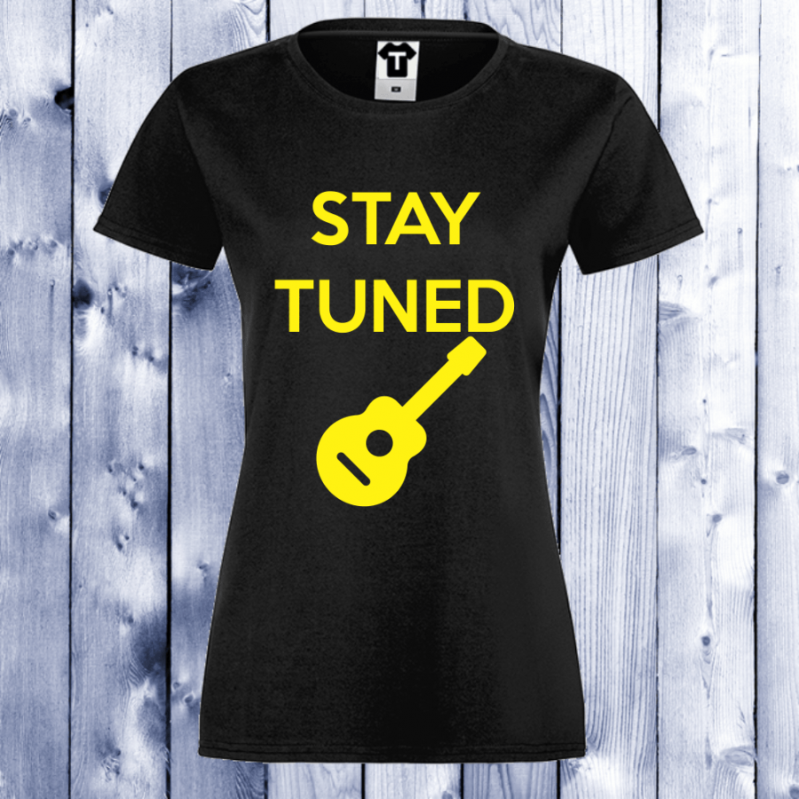 Γυναικεία μαύρη μπλούζα Stay Tuned