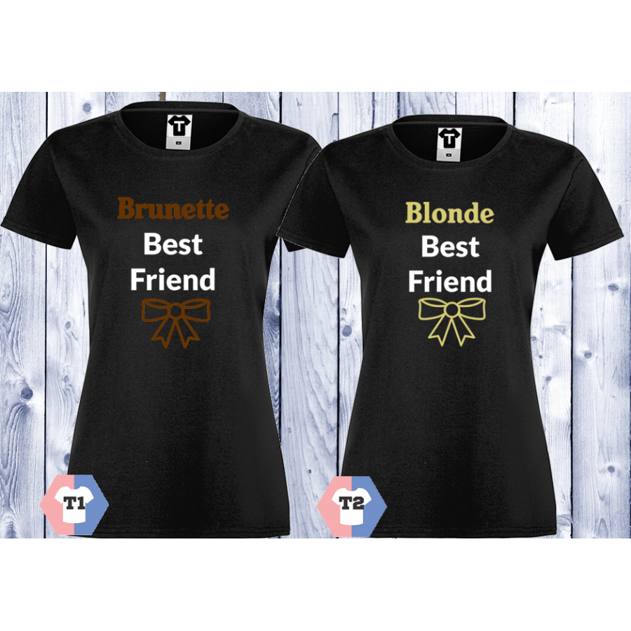 Σέτ μπλούζες BLONDE BEST FRIEND