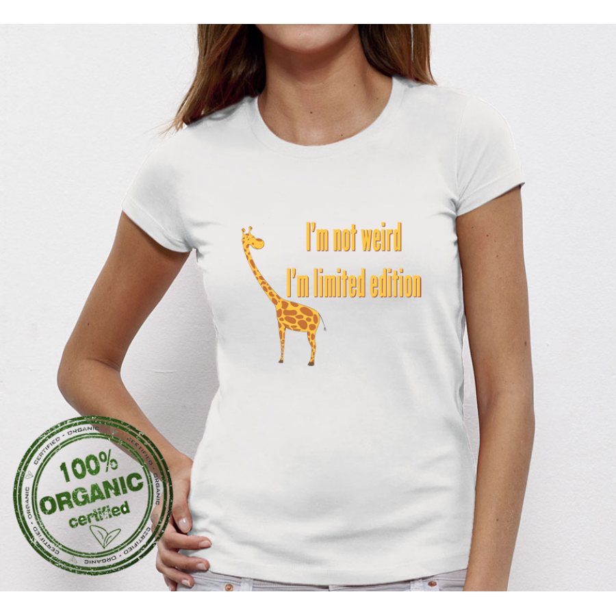 Γυναικεία μπλούζα I am not Weird Giraffe