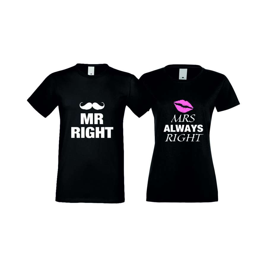 ΜΠΛΟΥΖΕΣ ΓΙΑ ΕΡΩΤΕΥΜΕΝΟΥΣ ALWAYS RIGHT 003 μαύρη