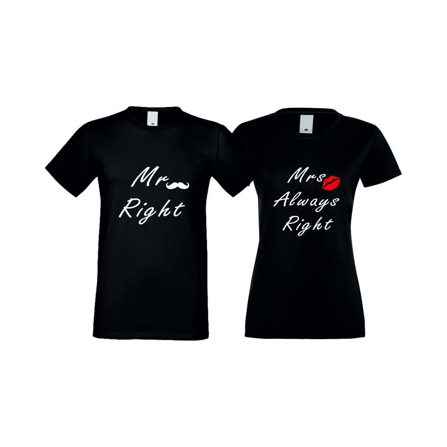 ΜΠΛΟΥΖΕΣ ΓΙΑ ΕΡΩΤΕΥΜΕΝΟΥΣ ALWAYS RIGHT 004 μαύρη