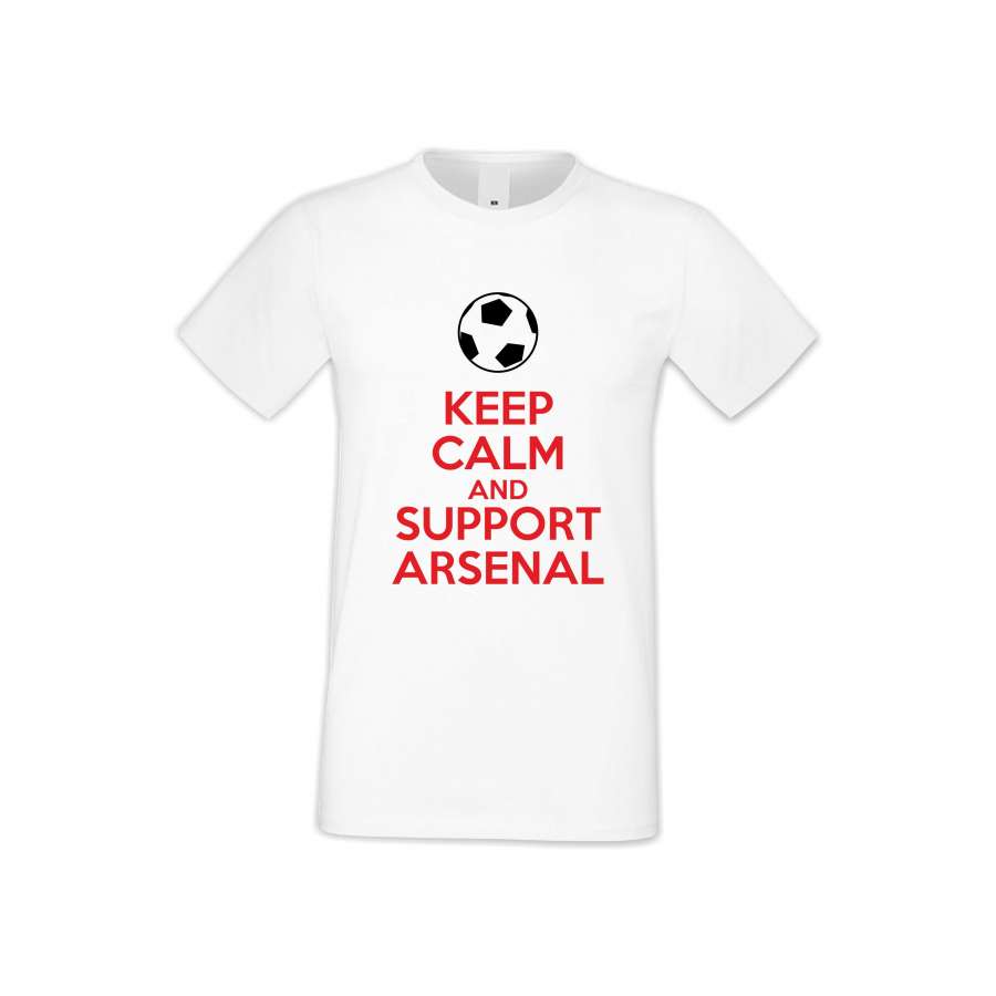 ΑΝΔΡΙΚΗ ΜΠΛΟΥΖΑ KEEP CALM and SUPPORT ARSENAL 