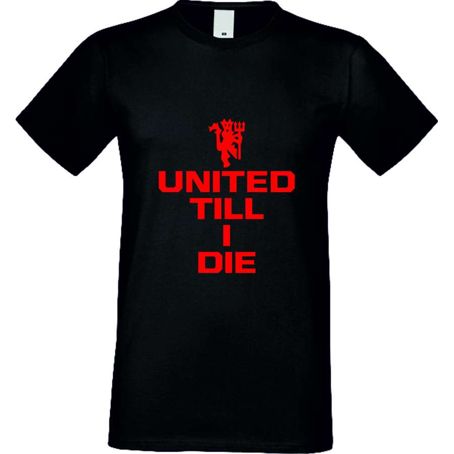 ΑΝΔΡΙΚΗ ΜΠΛΟΥΖΑ United till I die μαύρη