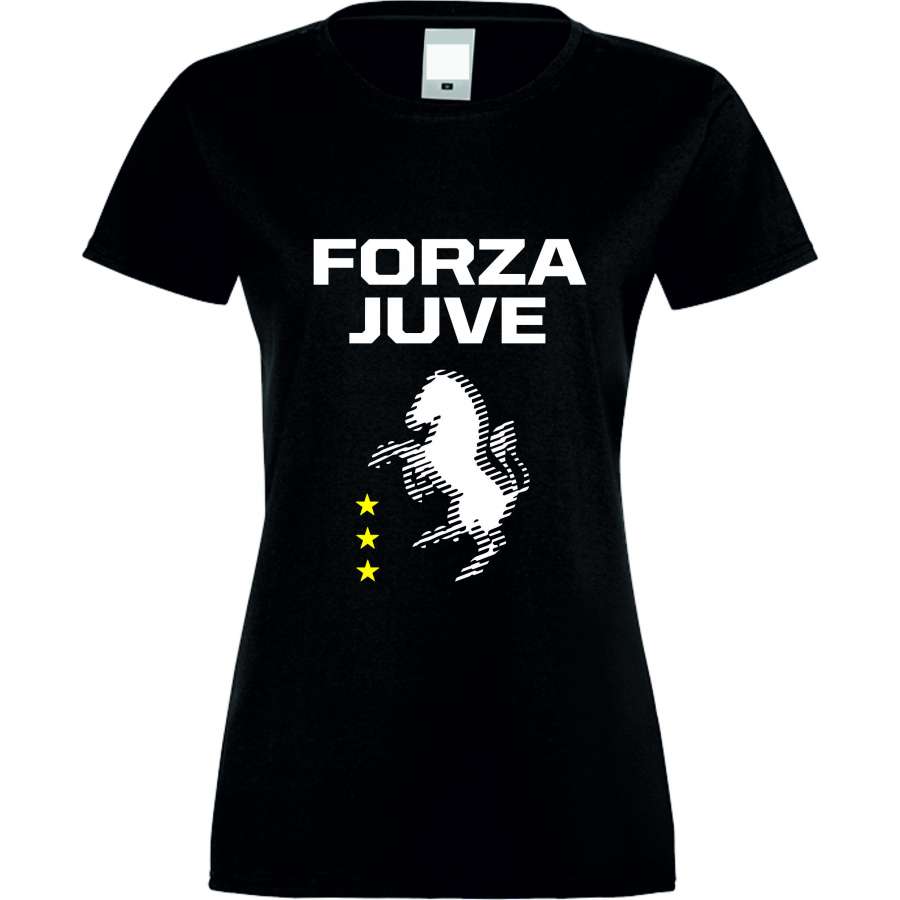 ΓΥΝΑΙΚΕΙΑ ΜΠΛΟΥΖΑ Forza Juventus μαύρο