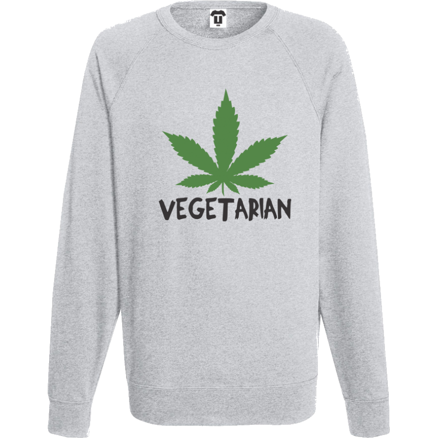 Ανδρική μπλούζα γκρι Vegetarian
