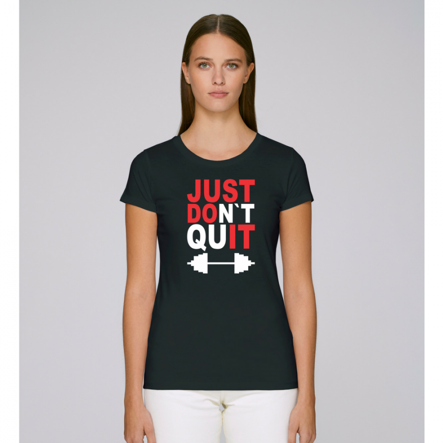 Γυναικεία μαύρη μπλούζα DOn't quIT