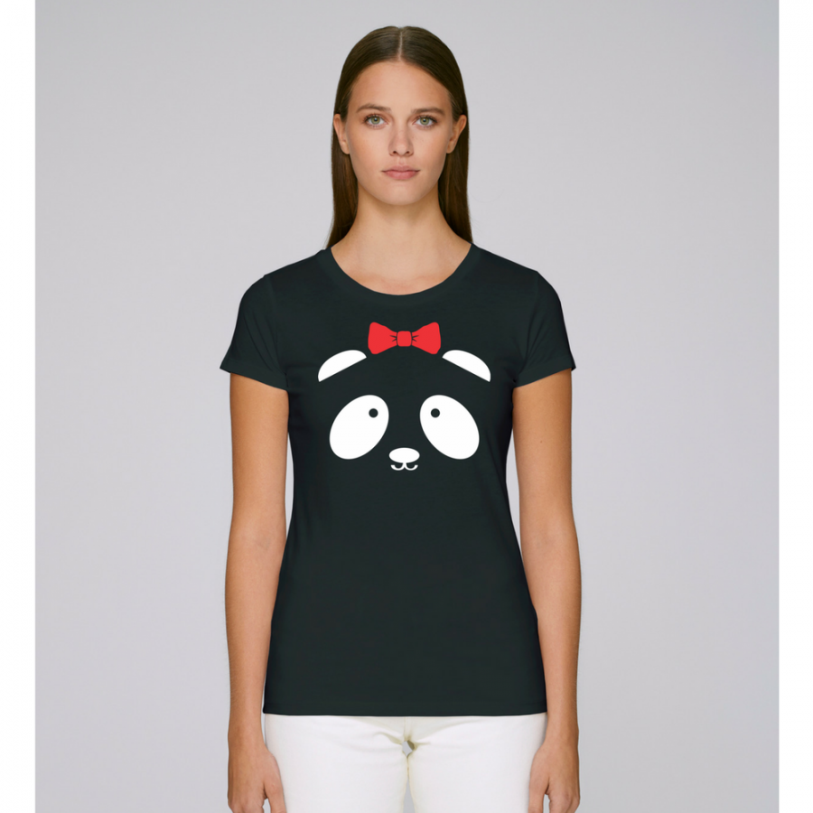 Γυναικεία μαύρη μπλούζα Sweet Panda
