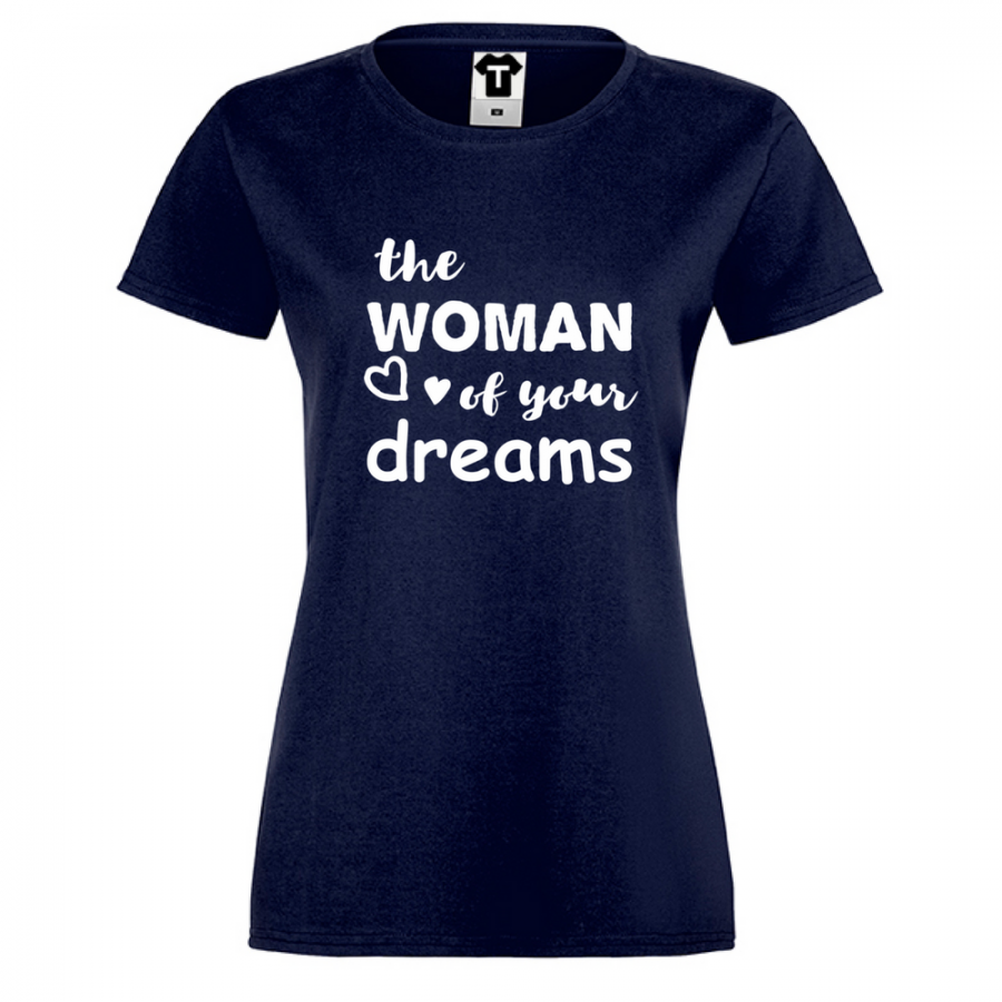 Γυναικεία μπλούζα The woman of your dreams σκούρο μπλε