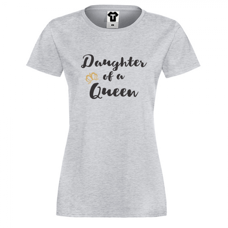 Γυναικεία μπλούζα γκρι Daughter of a queen