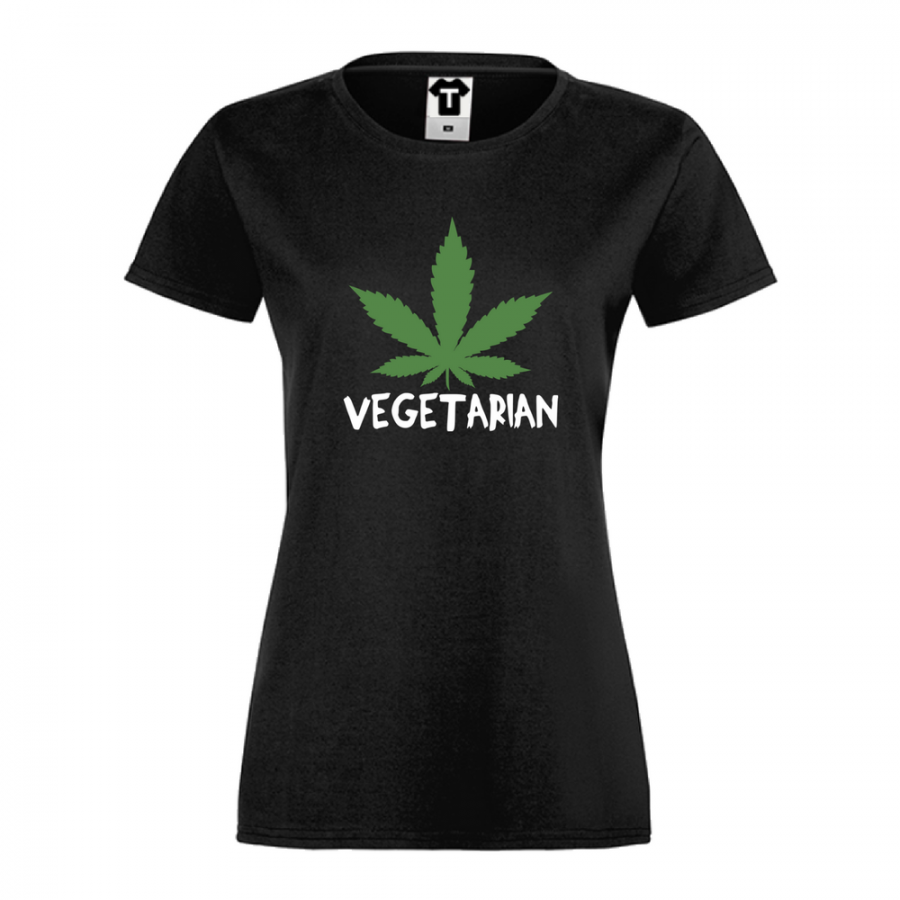 Γυναικεία μπλούζα μαύρη  Vegetarian