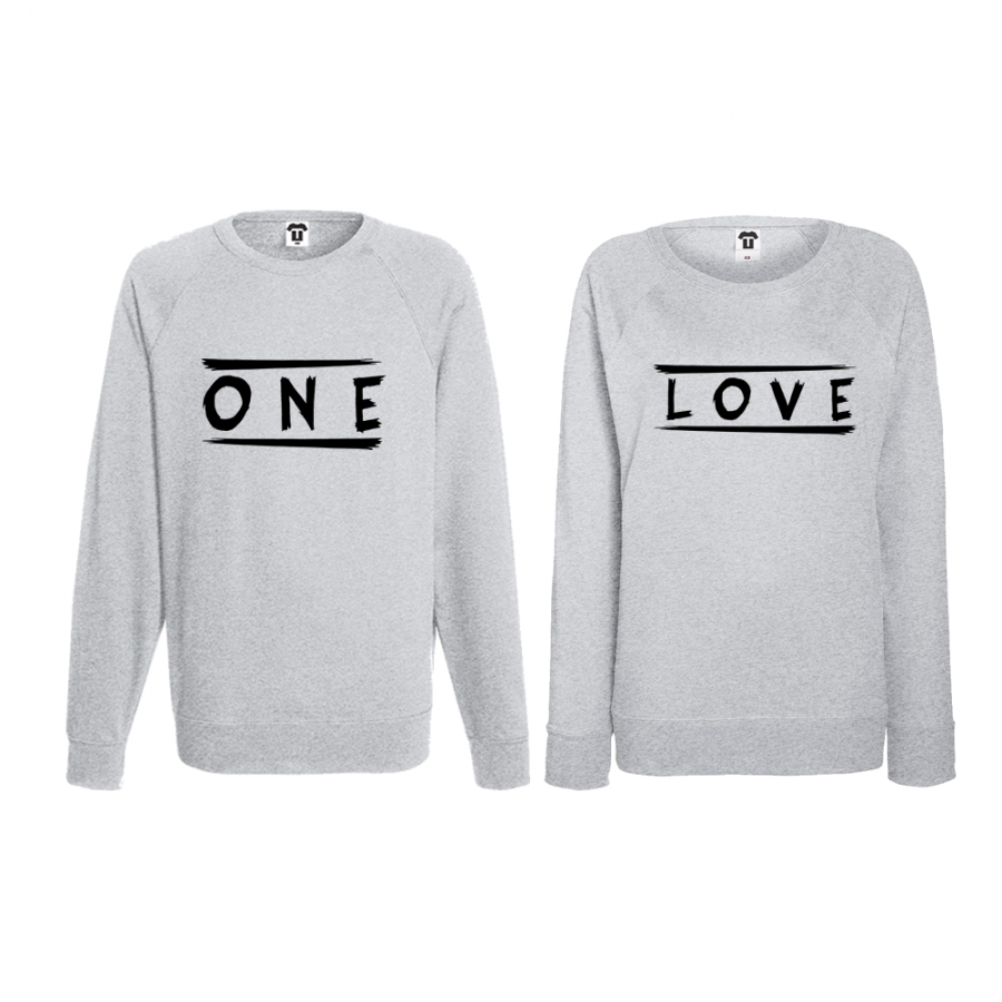 Σετ μπλούζες για ζευγάρια One Love