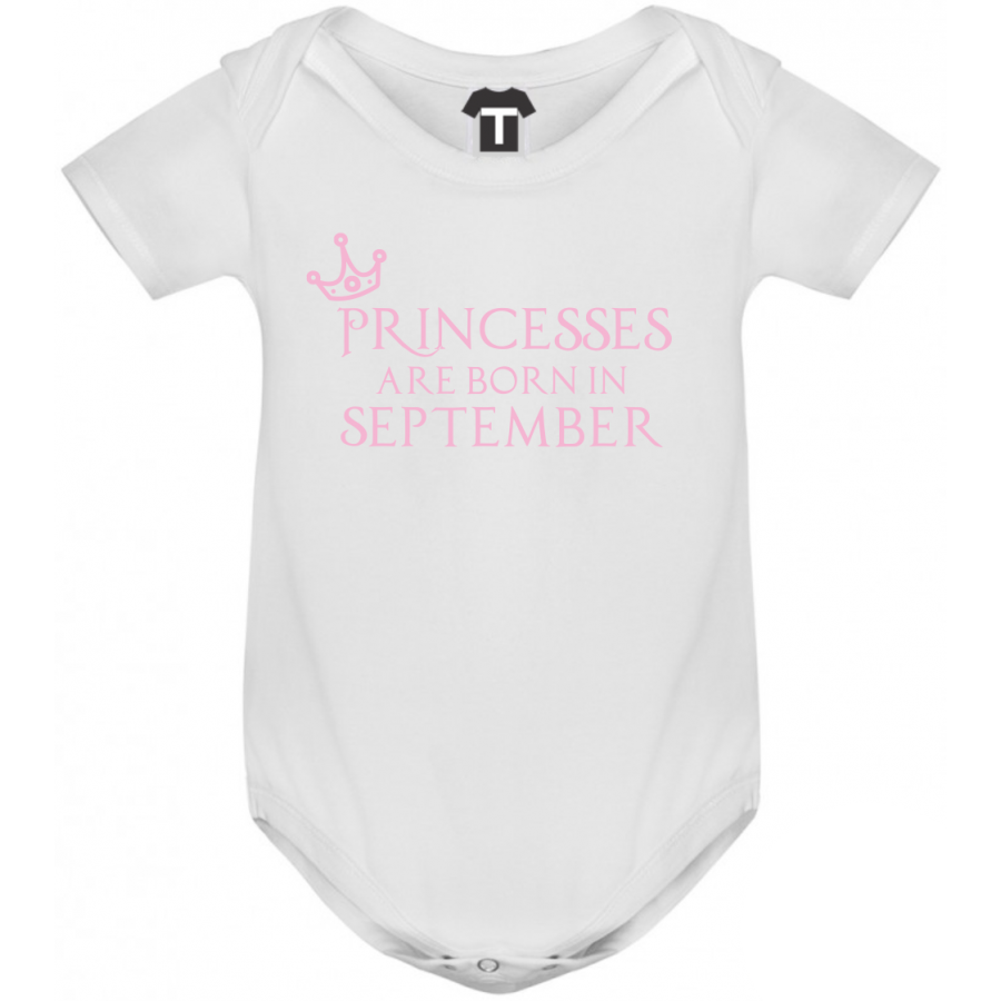 Βρεφικό φορμάκι Princesses Are Born In September