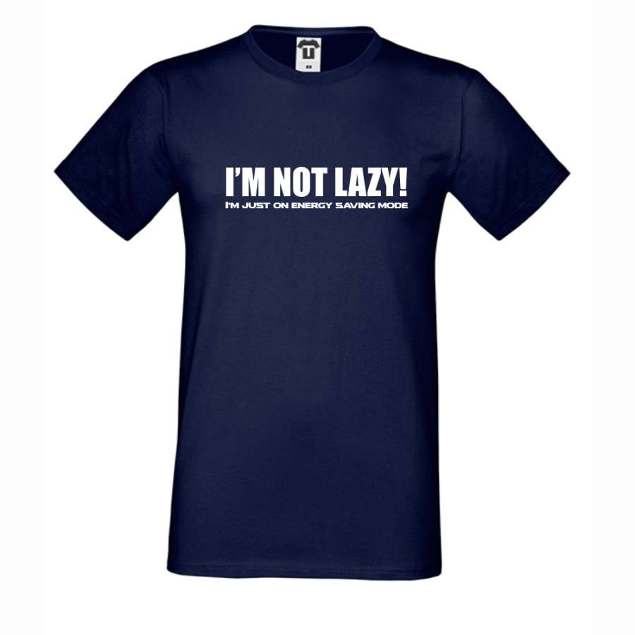 Ανδρική ακούρο μπλε μπλούζα I'm not lazy