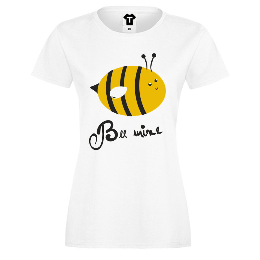 Γυναικεία άσπρη μπλούζα Bee Mine