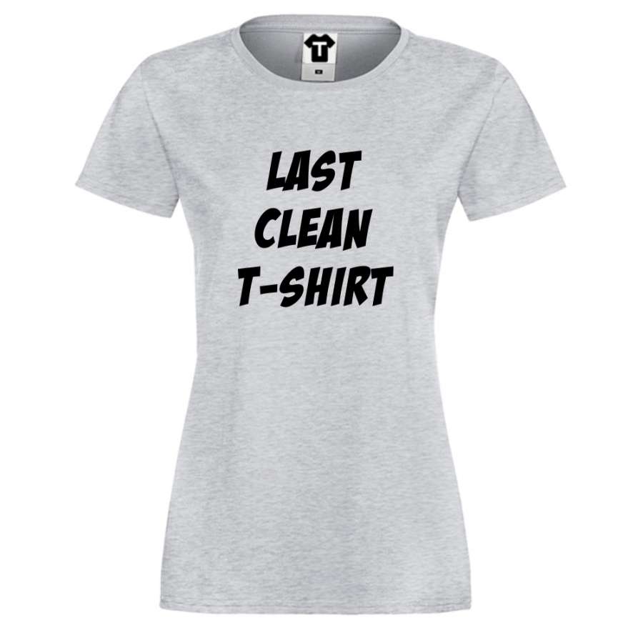 Γυναικεία γκρι μπλούζα Last Clean T-Shirt