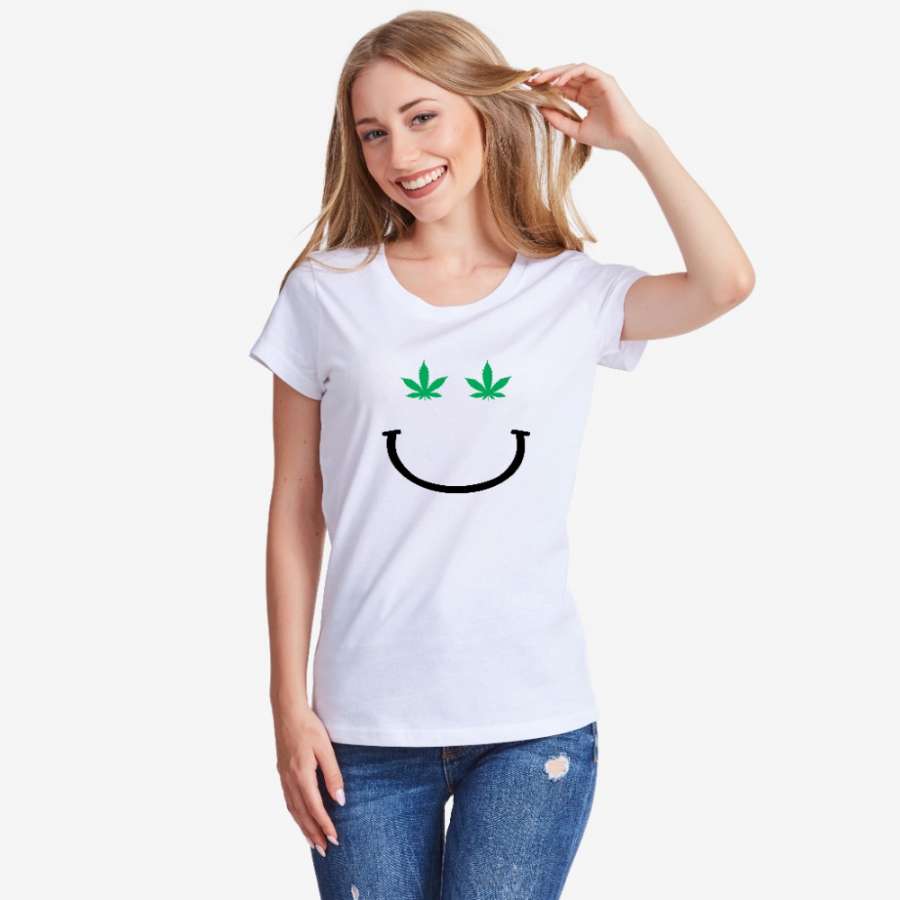 Γυναικεία μπλούζα άσπρο χρώμα Mary J Smile