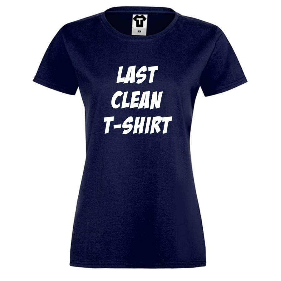 Γυναικεία σκούρα μπλε  μπλούζα Last Clean T-Shirt