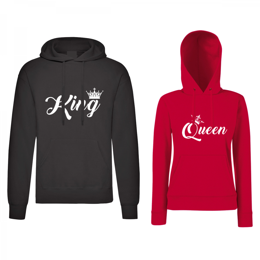 Φούτερ για ζευγάρια King and Queen