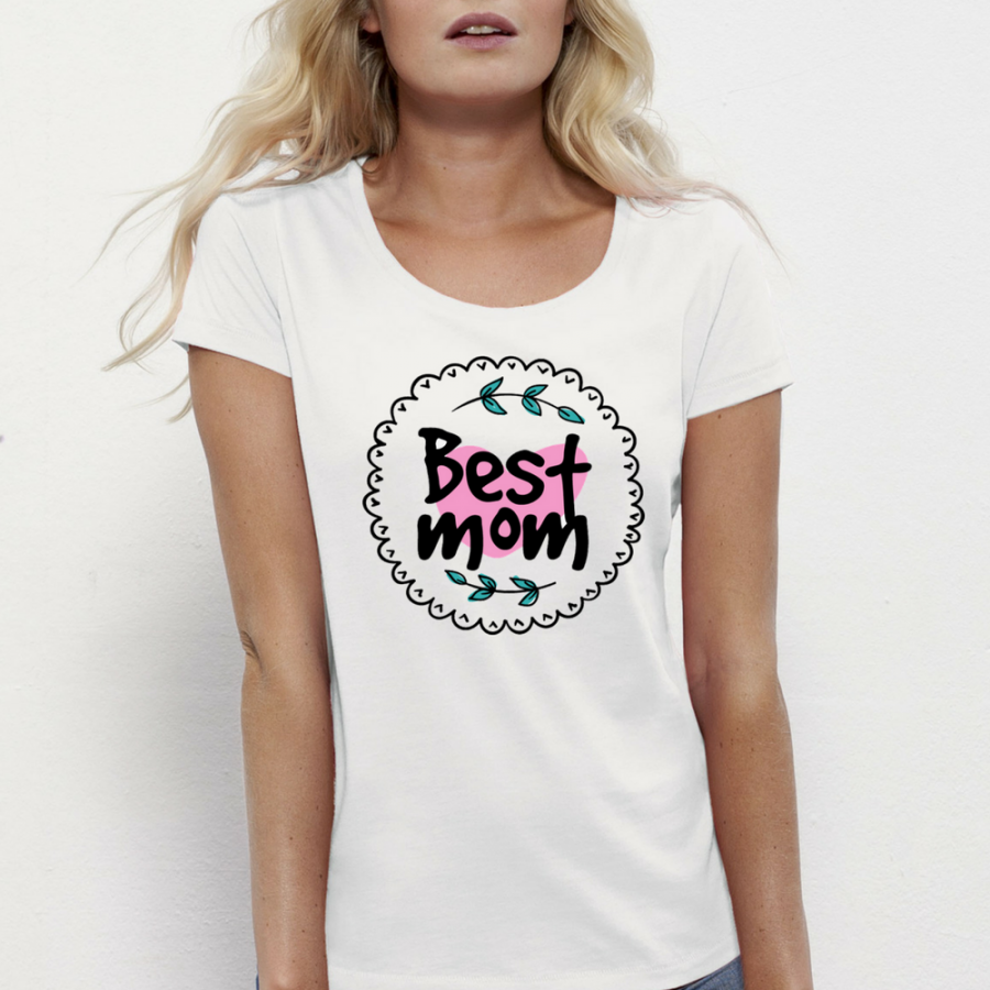 Γυναικεία άσπρη μπλούζα Best Mom
