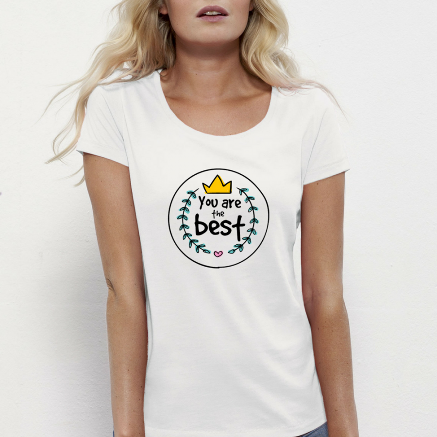 Γυναικεία άσπρη μπλούζα Best Mom