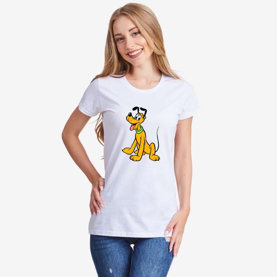 Γυναικεία άσπρη μπλούζα  CARTOON DOG