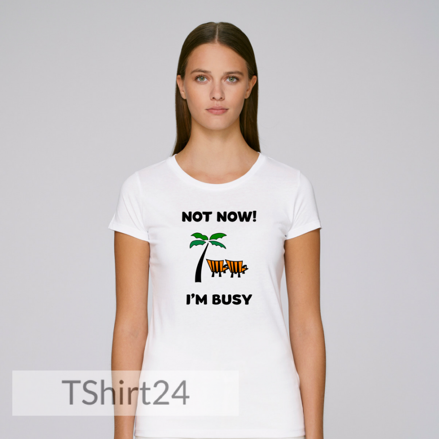 Γυναικεία άσπρη μπλούζα Not Now
