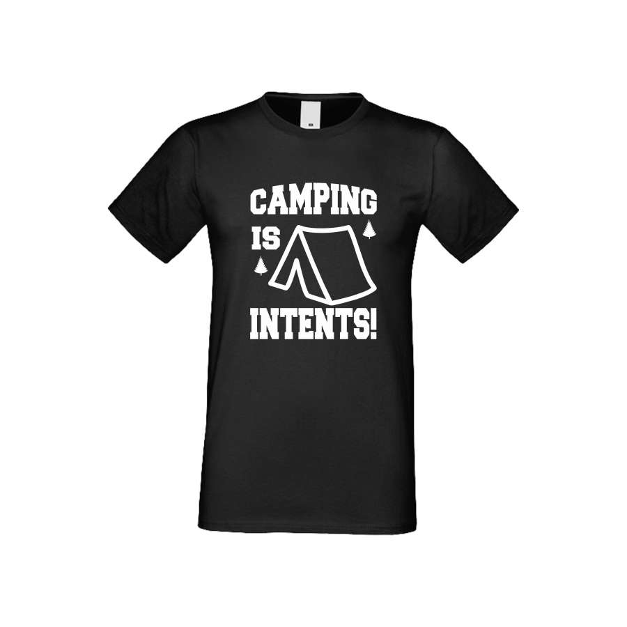 ΑΝΔΡΙΚΗ ΜΠΛΟΥΖΑ Camping is Intents μαύρο