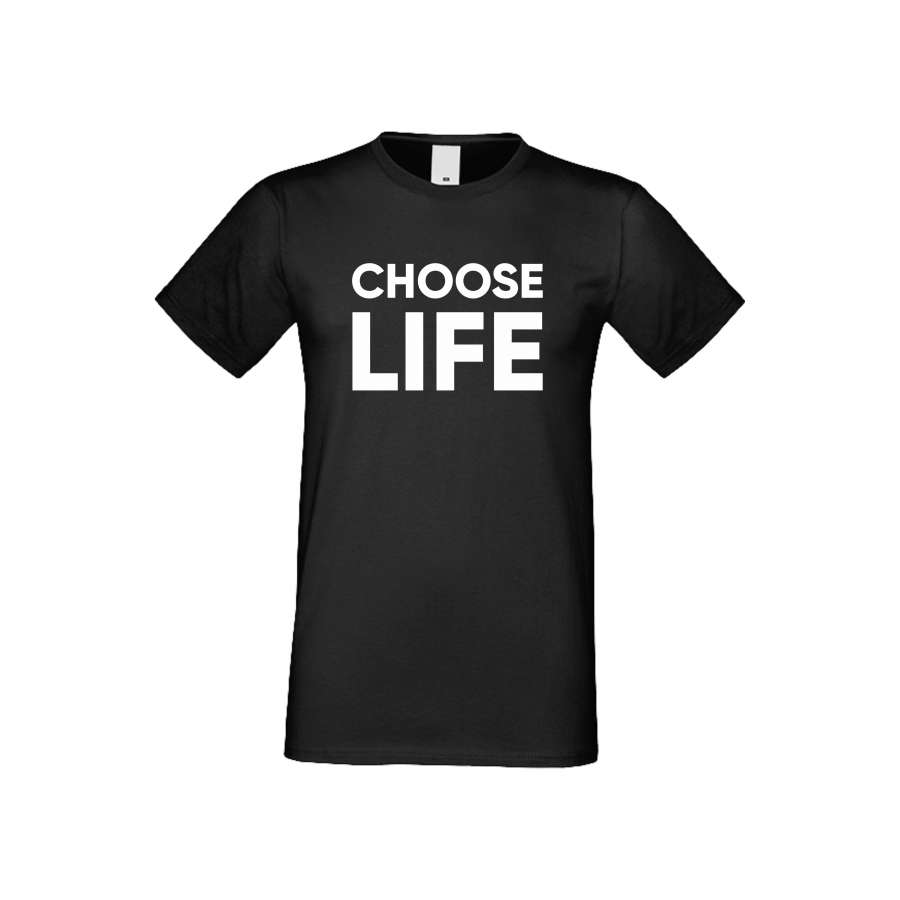 ΑΝΔΡΙΚΗ ΜΠΛΟΥΖΑ Choose Life μαύρο
