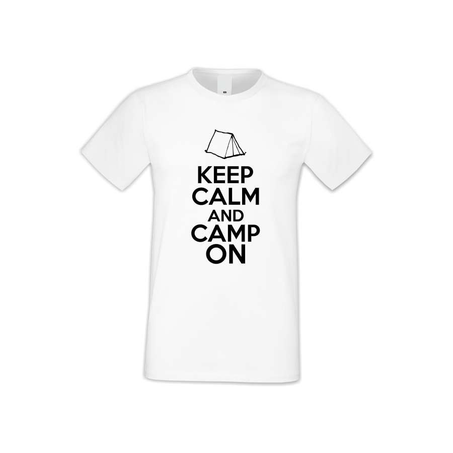 ΑΝΔΡΙΚΗ ΜΠΛΟΥΖΑ Keep Calm and Camp On