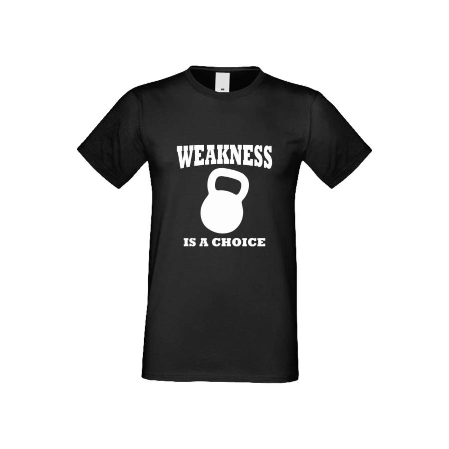 ΑΝΔΡΙΚΗ ΜΠΛΟΥΖΑ Weakness is a choise μαύρη