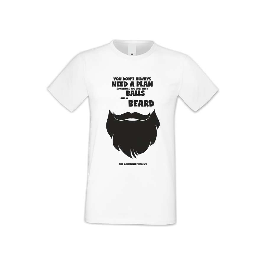 ΑΝΔΡΙΚΗ ΜΠΛΟΥΖΑ You just need balls and a beard 