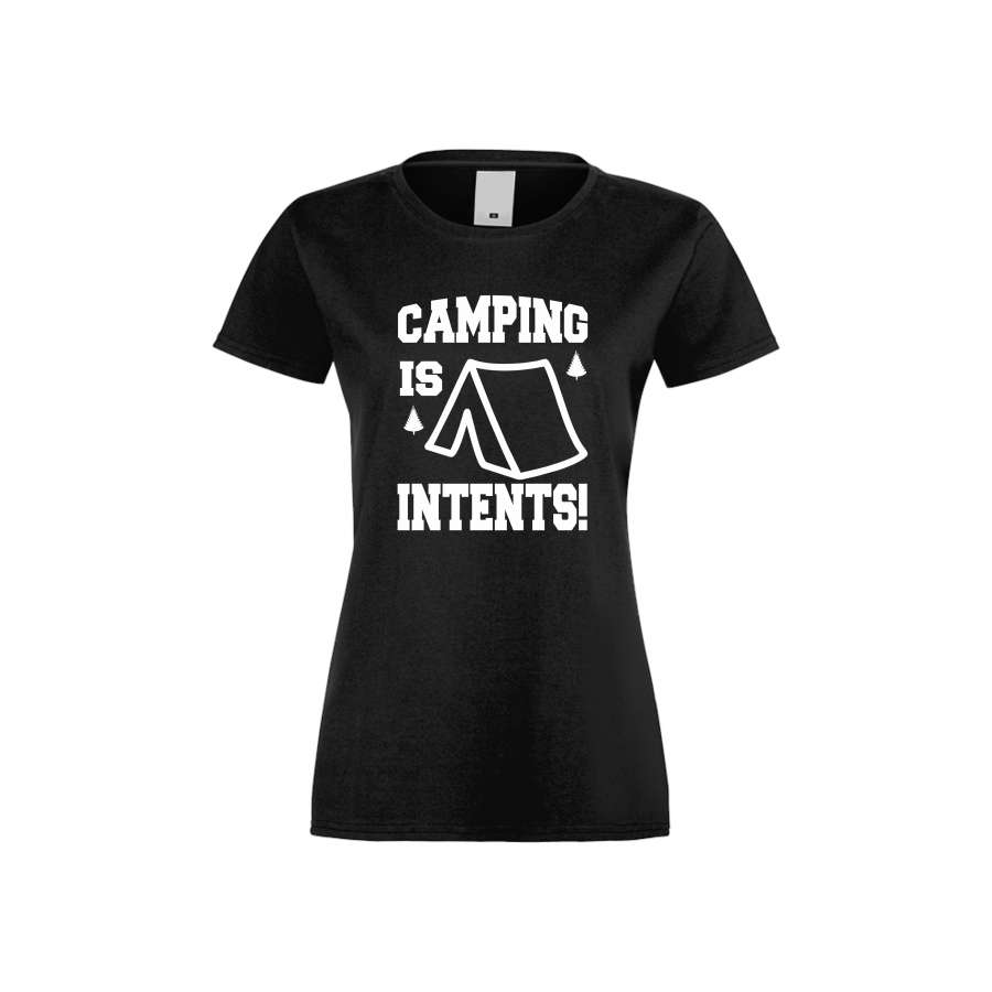 ΓΥΝΑΙΚΕΙΑ ΜΠΛΟΥΖΑ Camping is Intents μαύρο