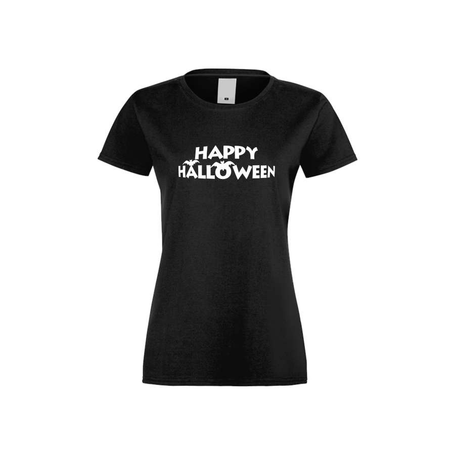 ΓΥΝΑΙΚΕΙΑ ΜΠΛΟΥΖΑ Happy Halloween 2 μαύρο