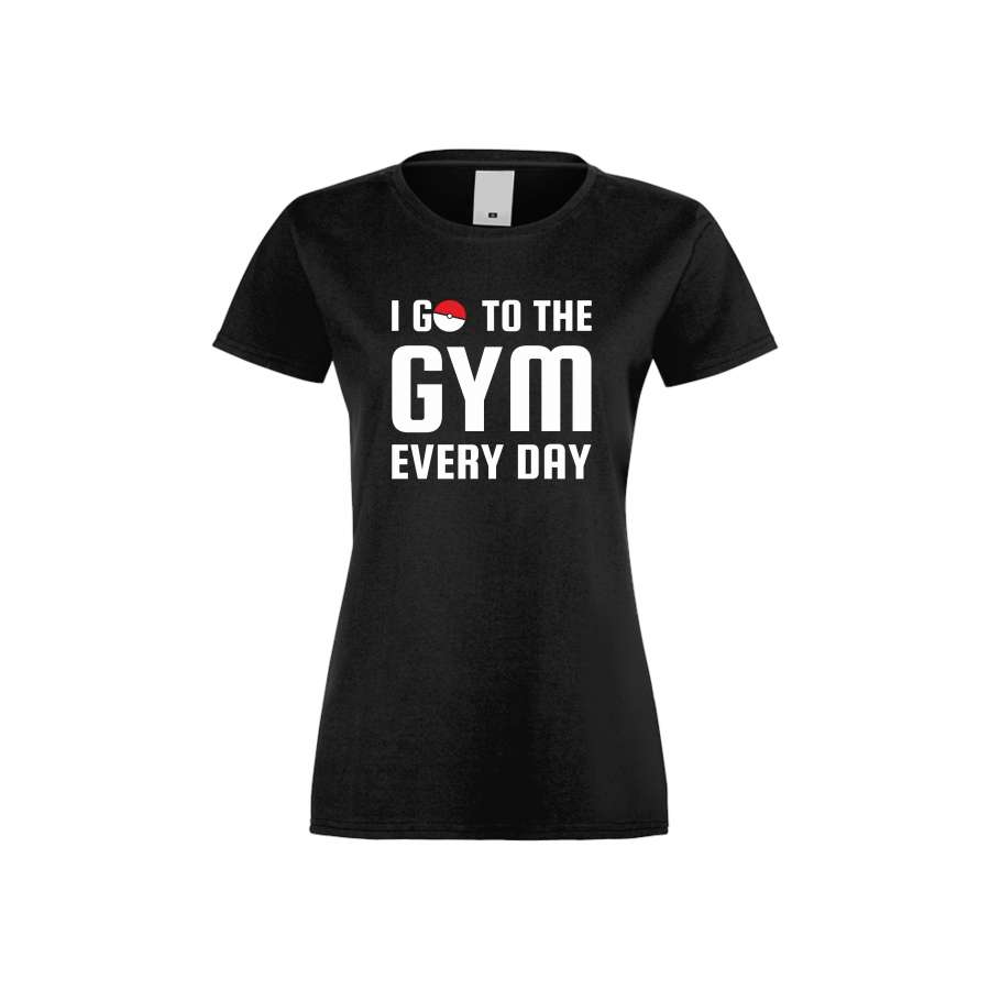 ΓΥΝΑΙΚΕΙΑ ΜΠΛΟΥΖΑ I Go To the Gym μαύρο